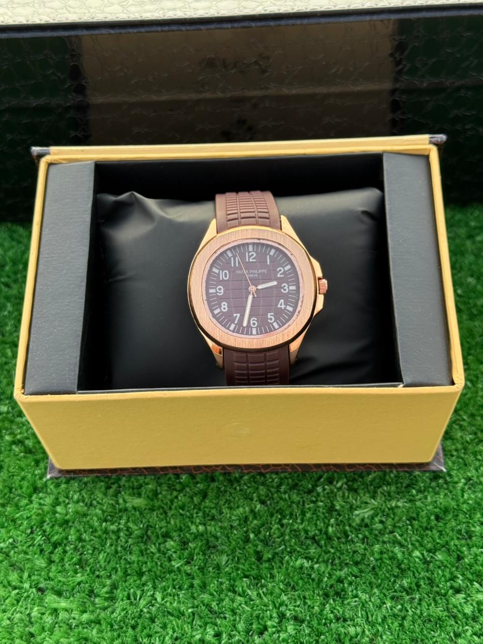 PP Aquanaut Brown Rose Gold Men's Watch