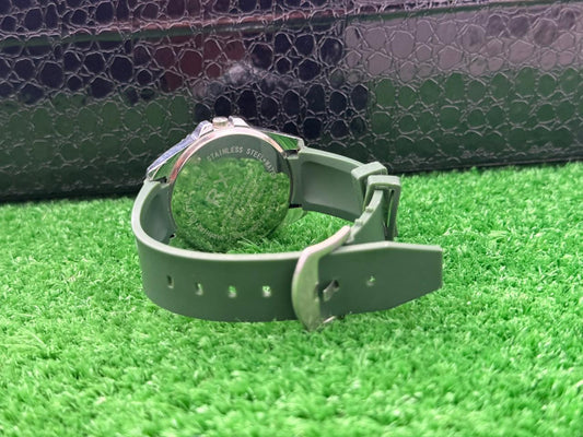 RLX – GMT Master II | Black Dial | Green Bezel | Green Strap Men's Watch