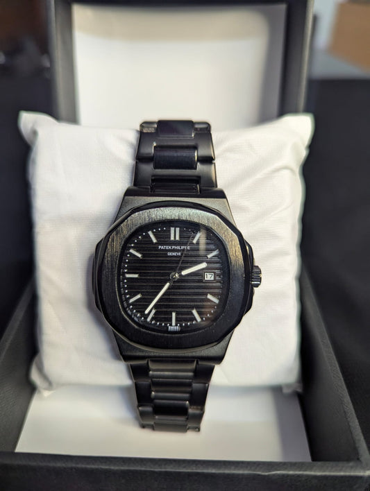 PP - All Black Dial Genève – Elite Men’s Watch
