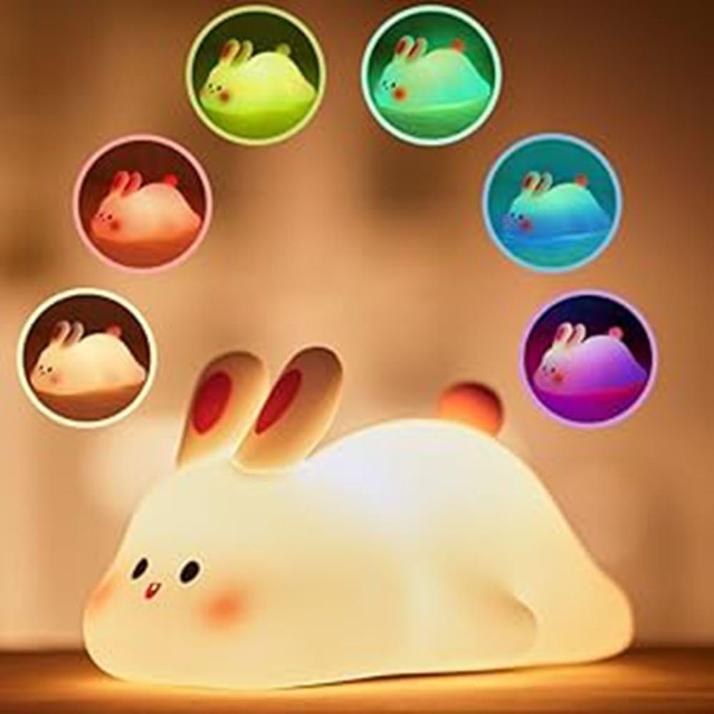 Touch Control Bunny Lamp