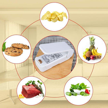 Portable Hand-Press Heat Sealing Machine for Snacks