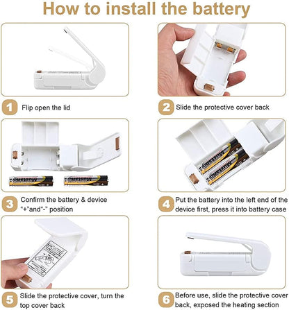 Portable Hand-Press Heat Sealing Machine for Snacks