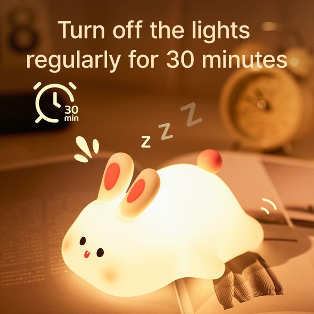 Touch Control Bunny Lamp