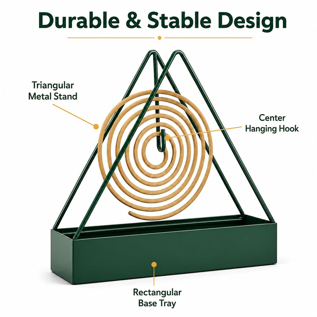 Triangular Mosquito Coil Holder