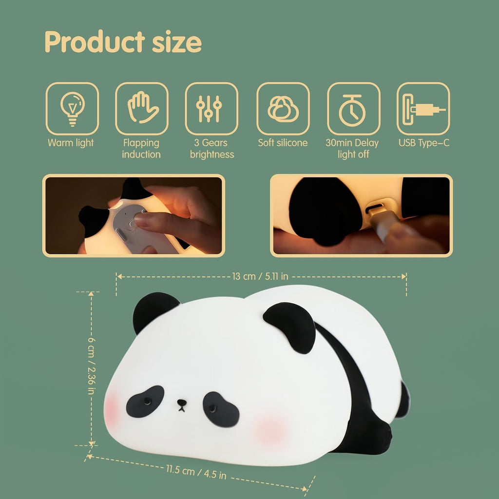 Soft Silicone Panda Night Lamp