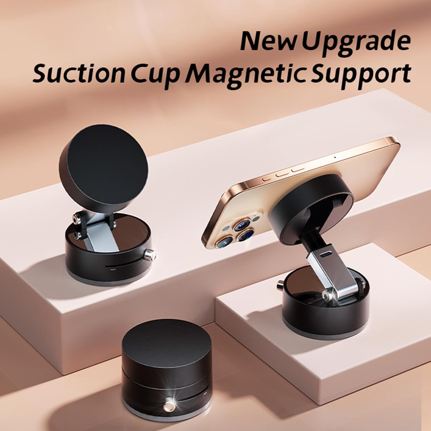 360° Magnetic Vacuum Phone Holder