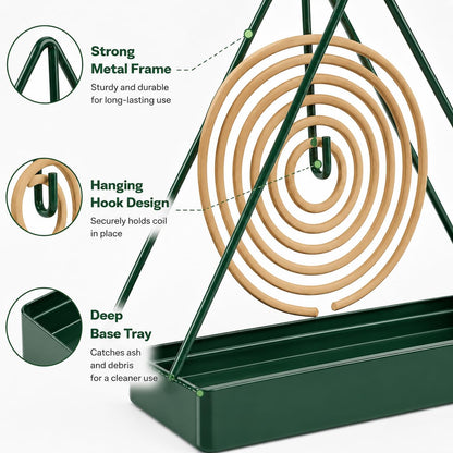 Triangular Mosquito Coil Holder