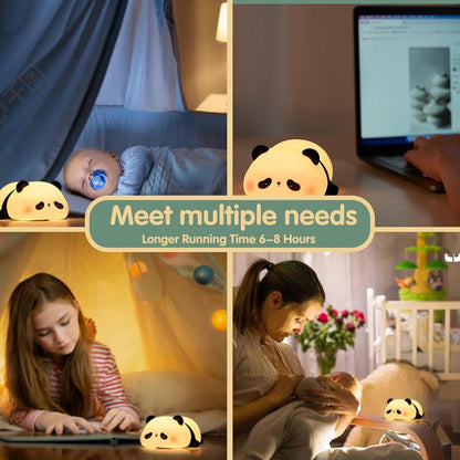 Soft Silicone Panda Night Lamp