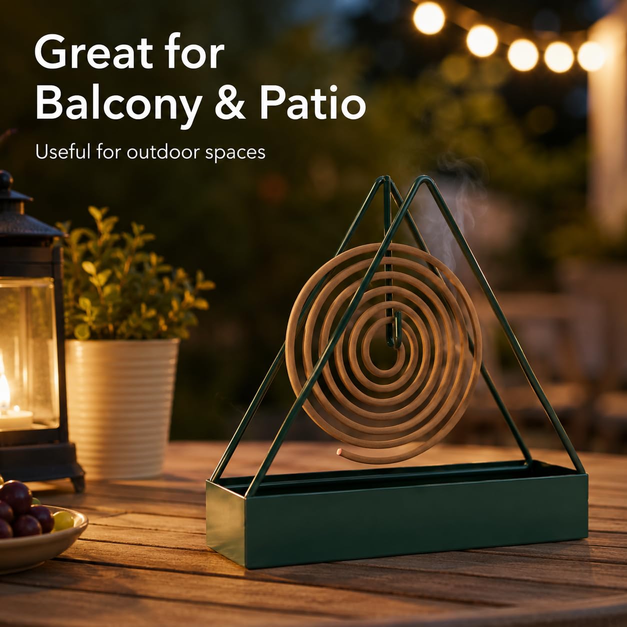 Triangular Mosquito Coil Holder