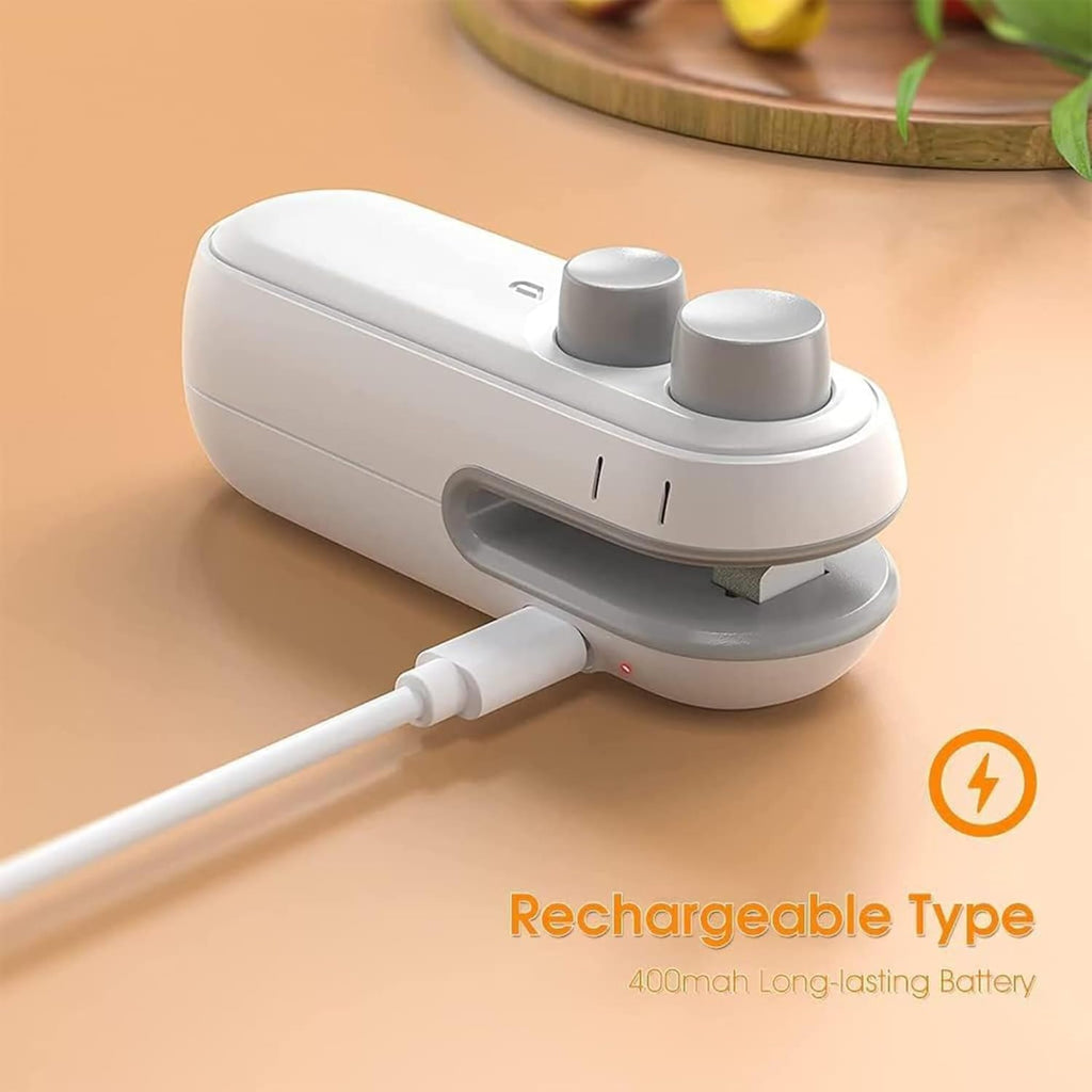 2-in-1 Portable Bag Sealer & Cutter