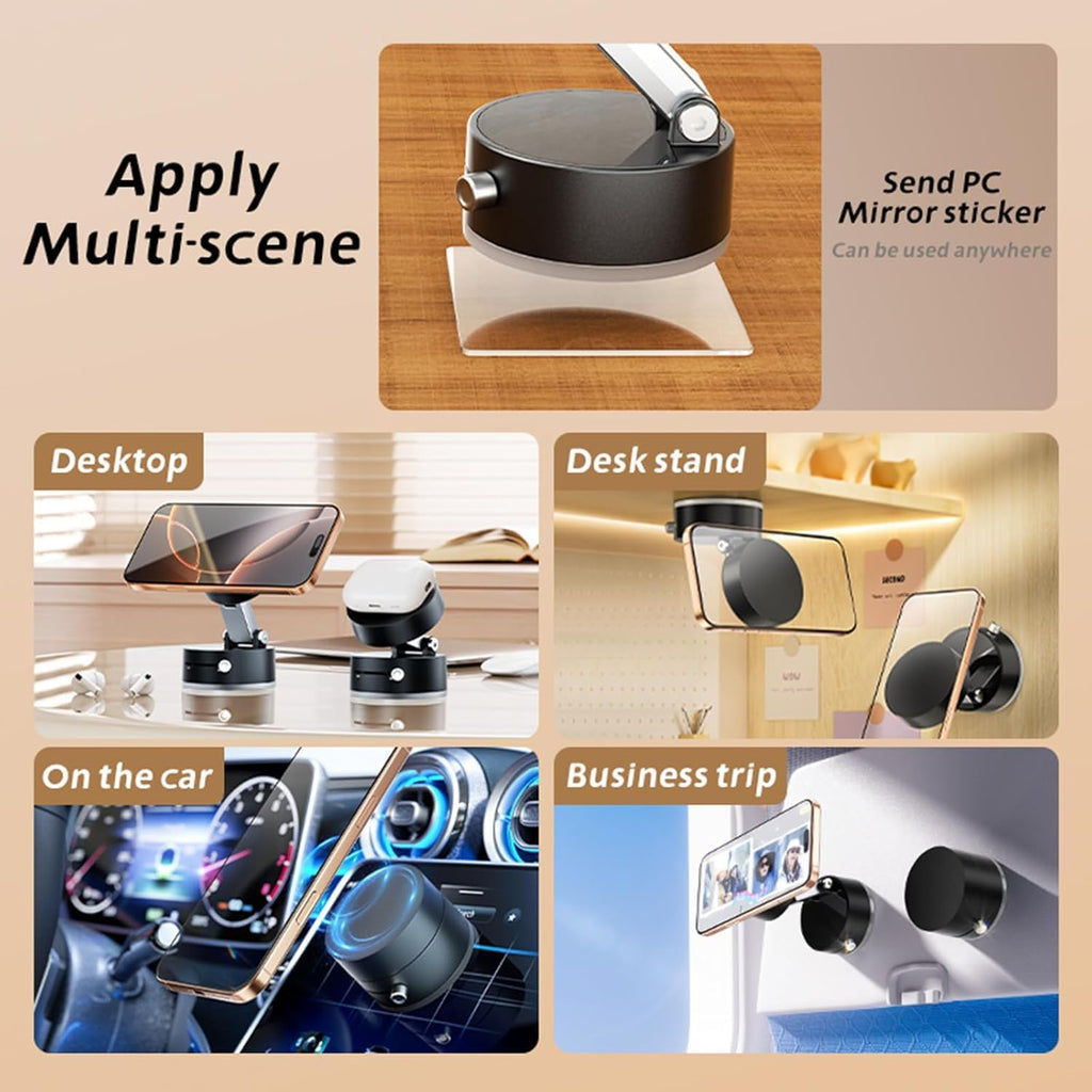 360° Magnetic Vacuum Phone Holder
