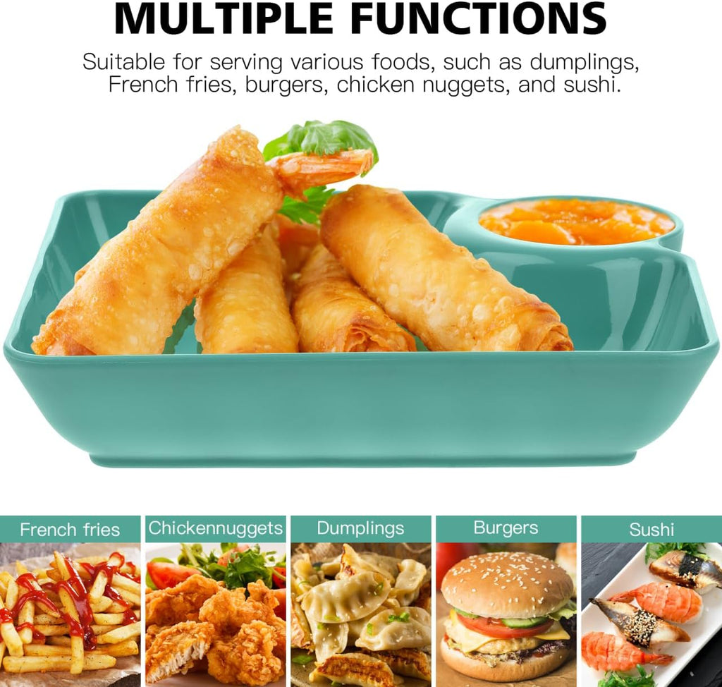 4-Piece Snack Plate Set