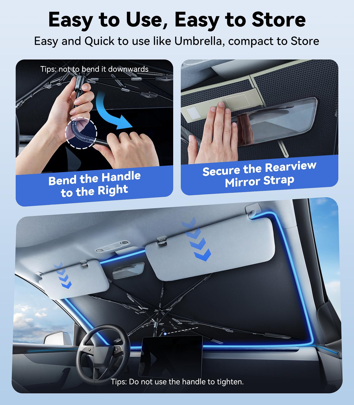 Car Heat Shield Umbrella