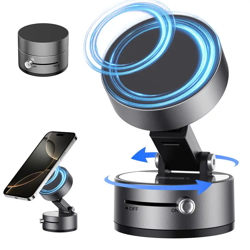 360° Magnetic Vacuum Phone Holder