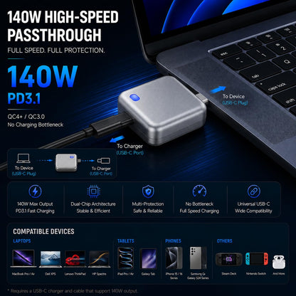 Auto Power-Off Fast Charging Adapter