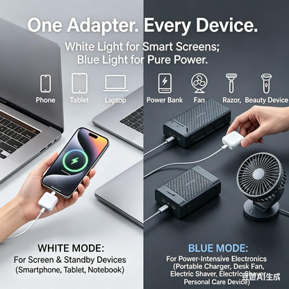 Auto Power-Off Fast Charging Adapter