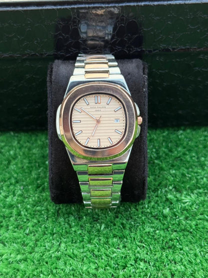 PP - White Nautilus Style Luxury Watch – Rose Gold Stainless Steel