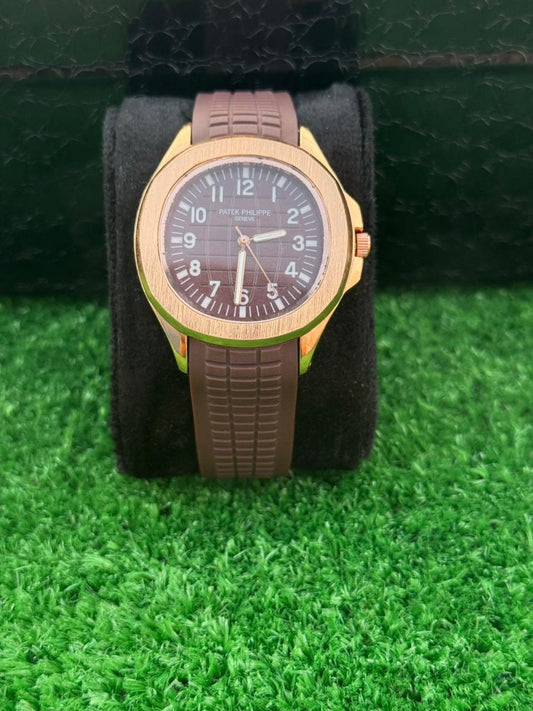 PP Aquanaut Brown Rose Gold Men's Watch