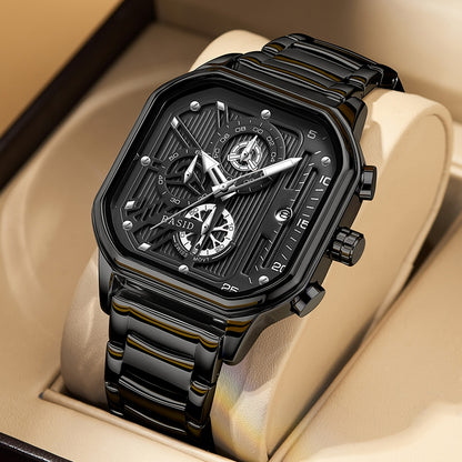 BASID 7260-2 Popular Square Quartz Watch For Men Charm Fashion - Business Watches