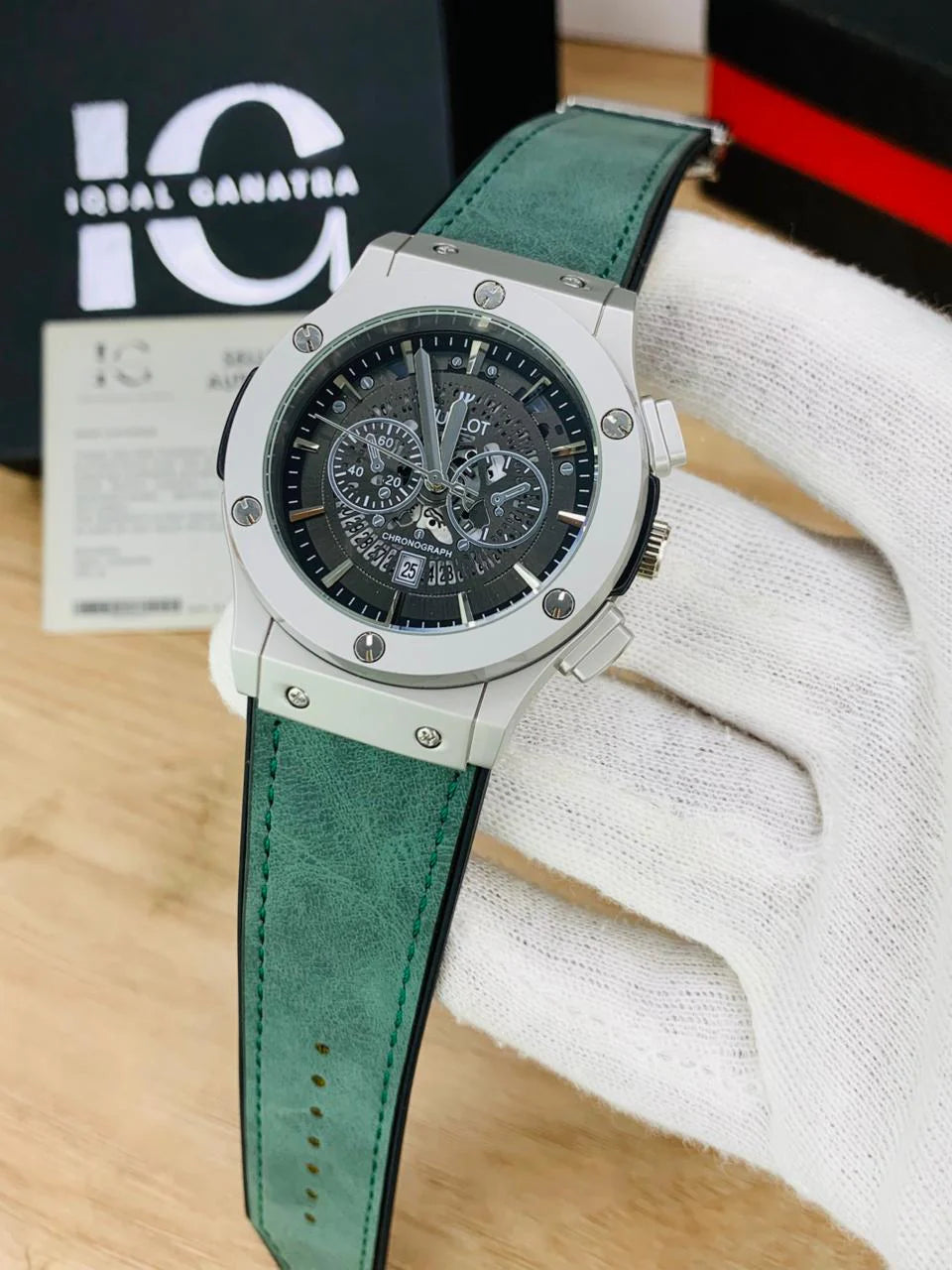 HB Big Bang Chronograph Datejust Quartz Watch